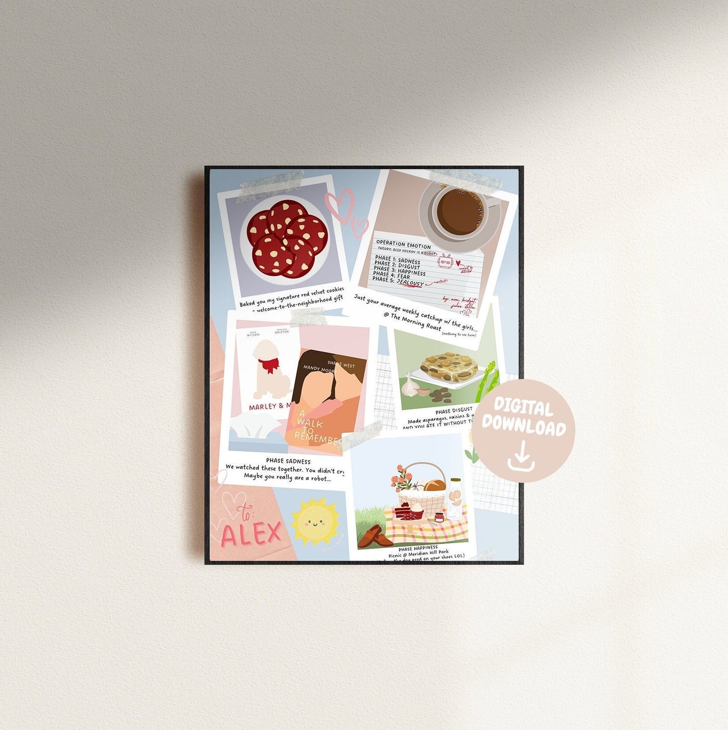 Twisted Love Alex Volkov & Ava Chen Scrapbook | Digital Download